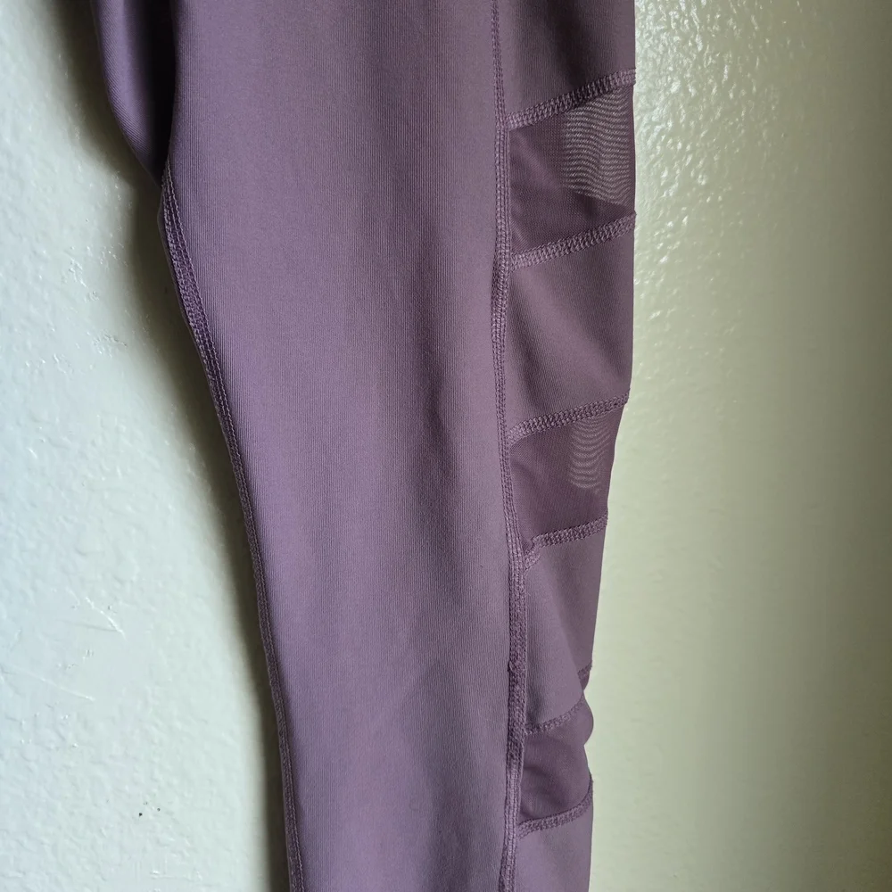 90 Degree By Reflex Purple Leggings Activewear Size Womens Small